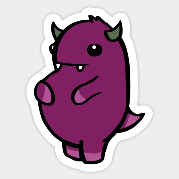 Cute Monster Sticker by Adria Adams Co.